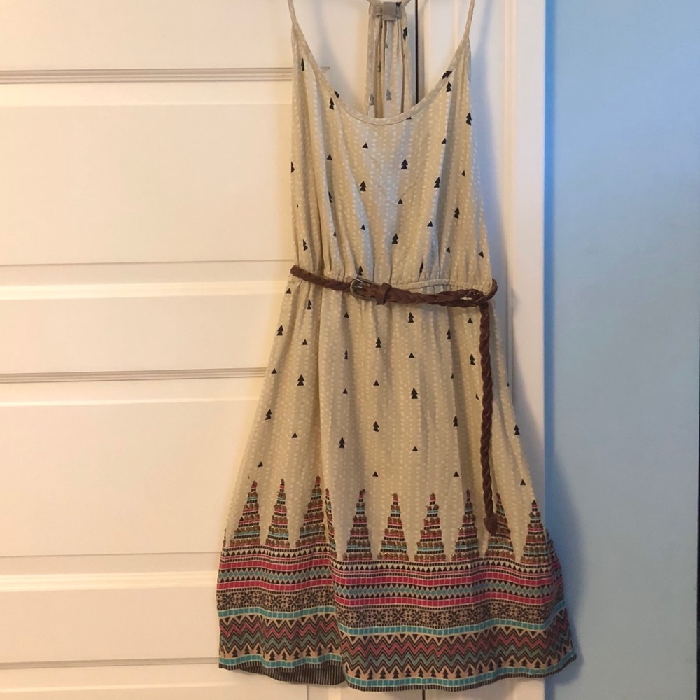 ecoté embroidered border dress